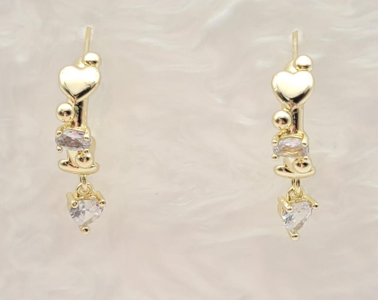 Arete Latón Oro 18K HRE06505048