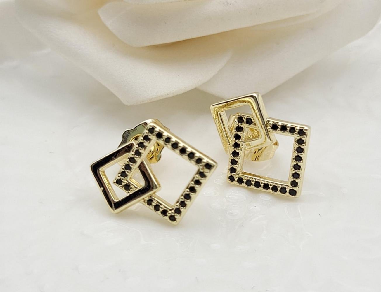 Arete Latón Oro 18K HRE07004454