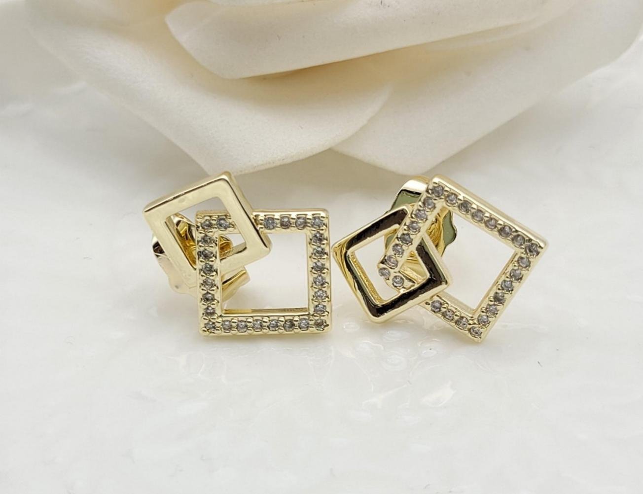 Arete Latón Oro 18K HRE07004455