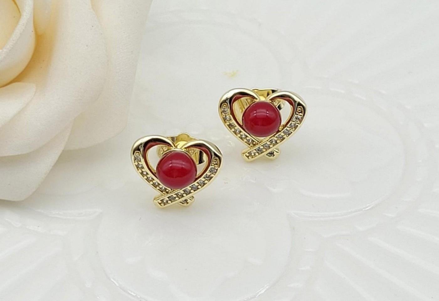 Arete Latón Oro 18K HRE07005297