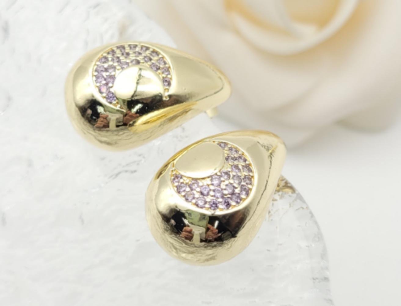 Arete Latón Oro 18K HRE08504758