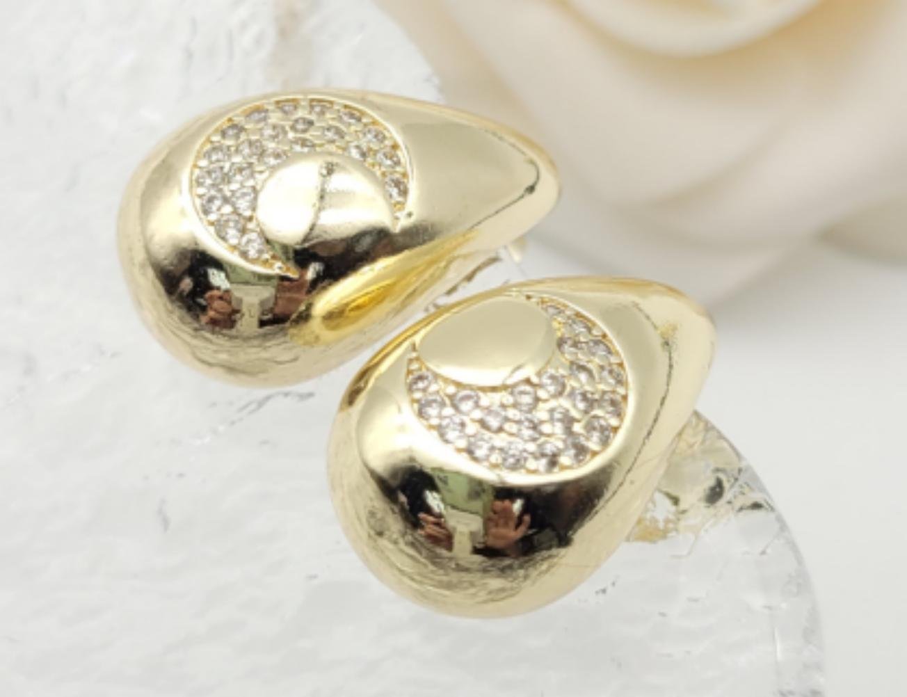 Arete Latón Oro 18K HRE08504759