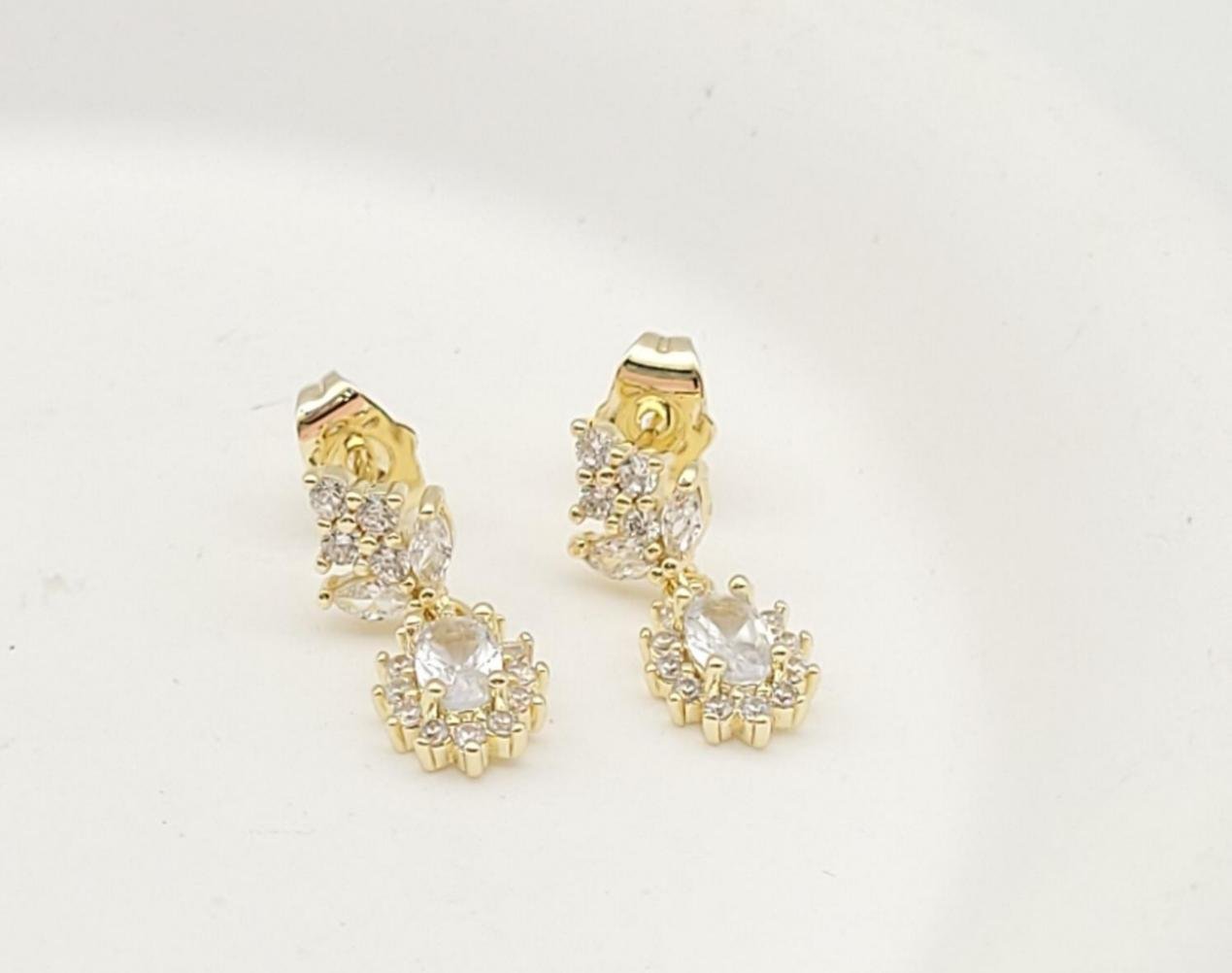 Arete Latón Oro 18K HRE08505069