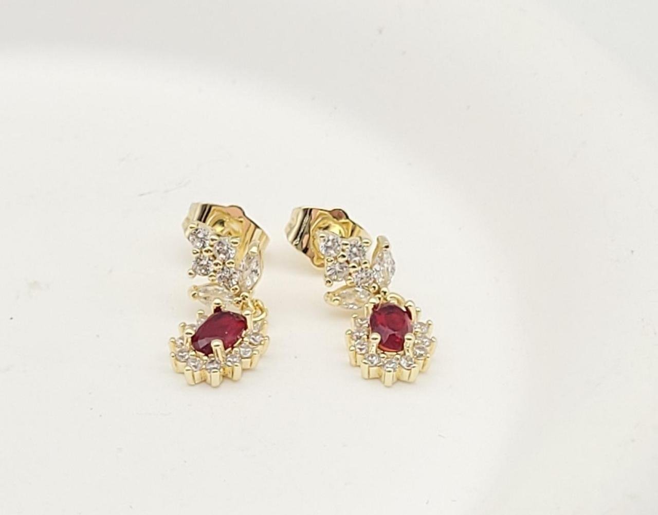 Arete Latón Oro 18K HRE08505070