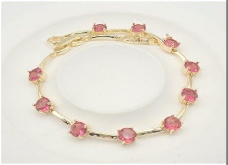 Pulsera Baño de Oro 18K HZB1400542