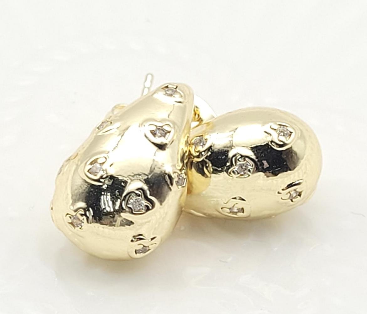 Arete Latón Oro 18K HZE07005174