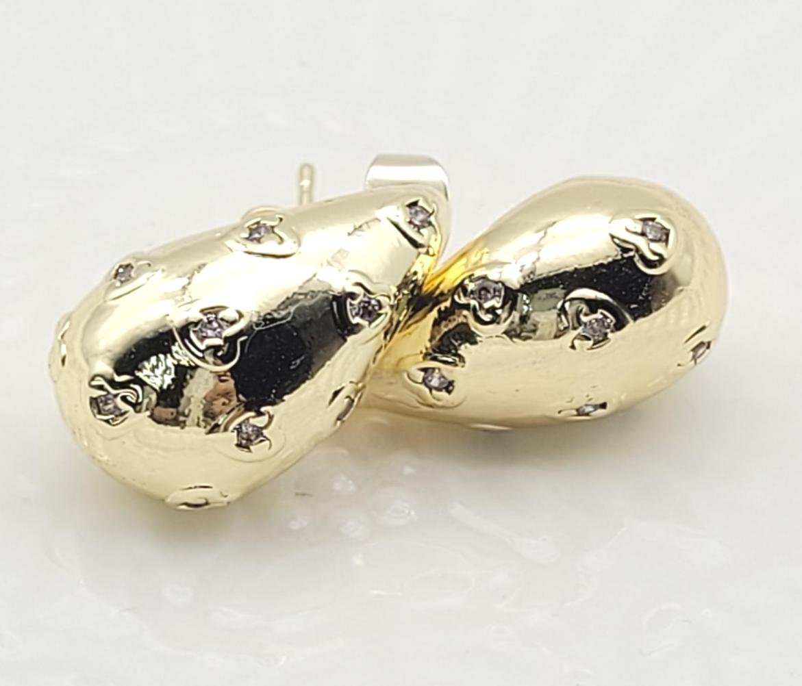 Arete Latón Oro 18K HZE07005176