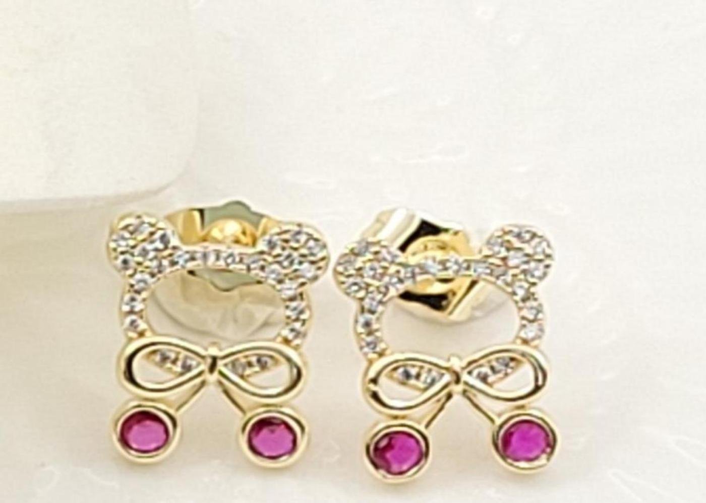 Arete Latón Oro 18K HZE08505623