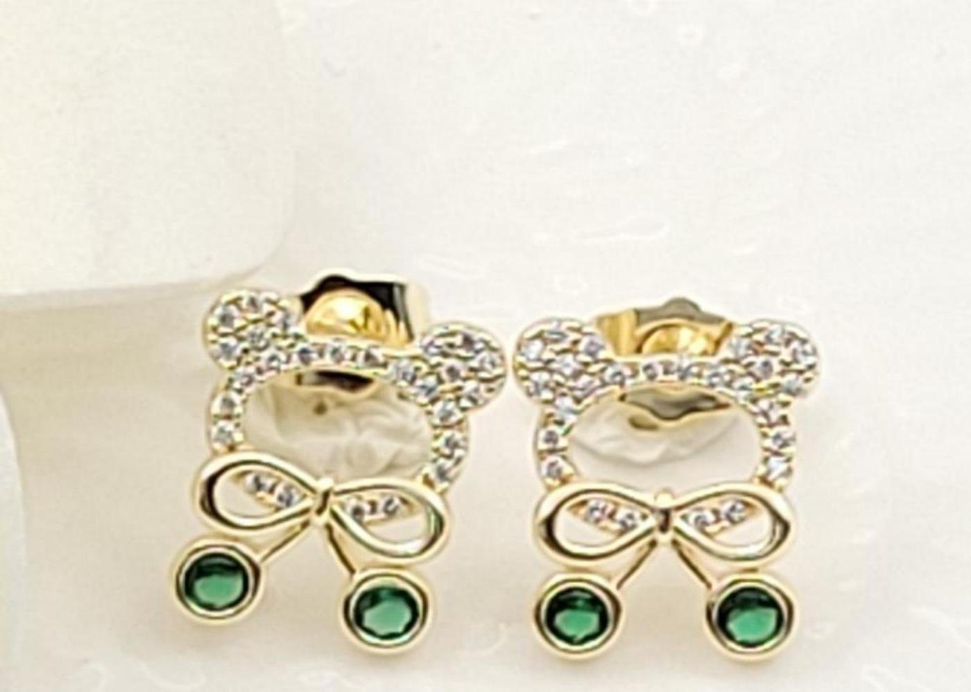 Arete Latón Oro 18K HZE08505624