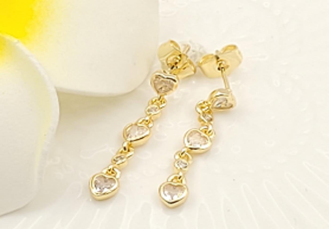 Arete Latón Oro 18K HZE09005645