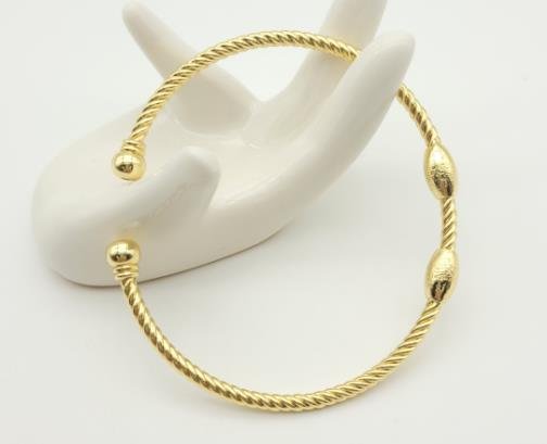 Brazalete Latón Oro 18K JB1400398