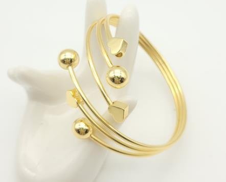 Brazalete Latón Oro 18K JB1800407