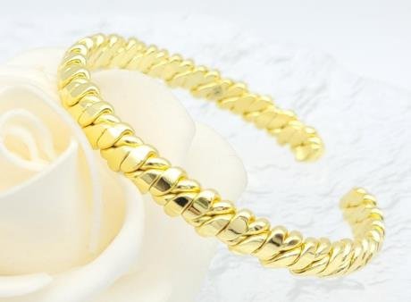 Brazalete Latón Oro 18K JB1800569