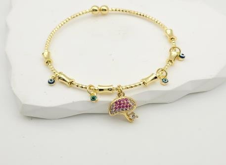 Brazalete Latón Oro 18K JB2100593