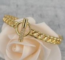 Brazalete Latón Oro 18K JB2200020