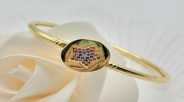 Brazalete Latón Oro 18K JB2200307