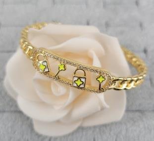 Brazalete Latón Oro 18K JB3100106