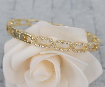 Brazalete Latón Oro 18K JB3300067