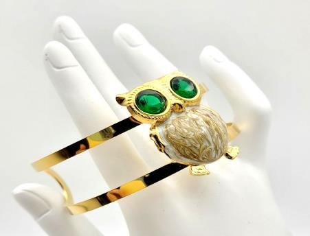 Brazalete Acero Inoxidable Oro 18K JB3300597