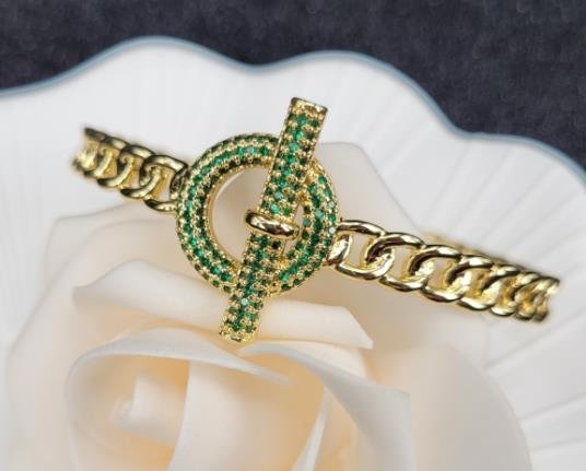 Brazalete Latón Oro 18K JB3600165