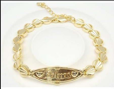 Pulsera Aleación Oro 18K - Medida:20+4 CM LBr160056