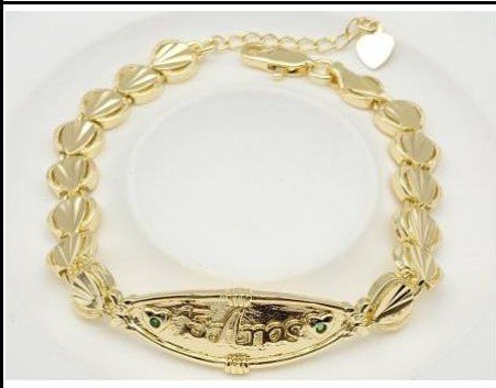 Pulsera Aleación Oro 18K - Medida:20+4 CM LBr160058