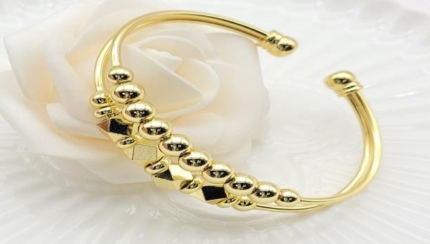 Brazalete Latón Rodio LHB210506