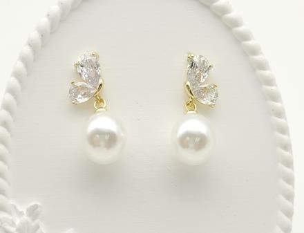 Arete Huggie Baño de Oro 18K