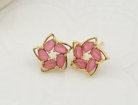 Arete Huggie Baño de Oro 18K
