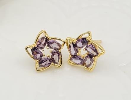 Arete Huggie Baño de Oro 18K