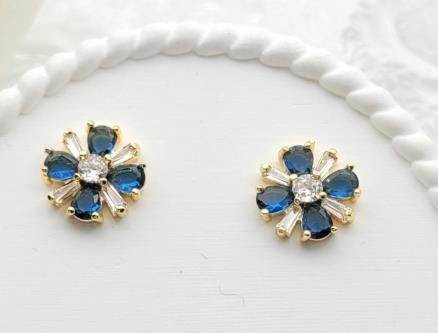 Arete Huggie Baño de Oro 18K