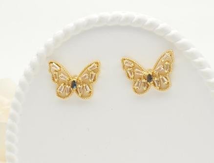 Arete Huggie Baño de Oro 18K