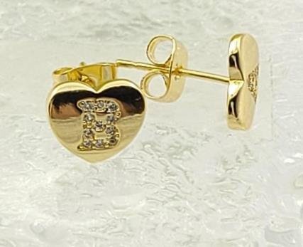 Arete Huggie Baño de Oro 18K