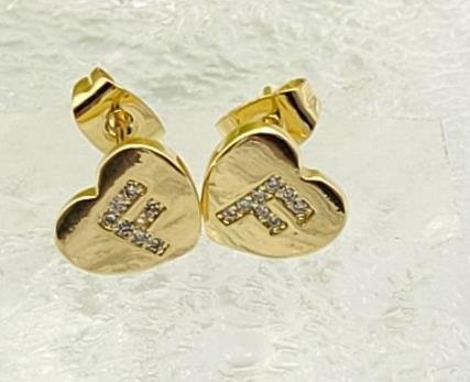 Arete Huggie Baño de Oro 18K