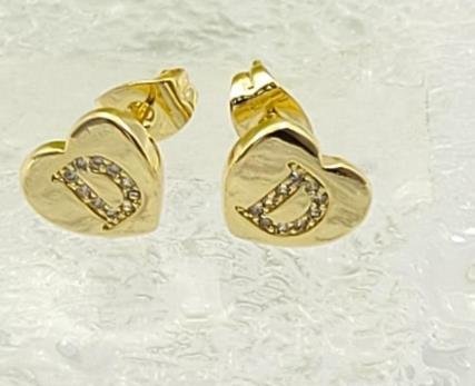 Arete Huggie Baño de Oro 18K