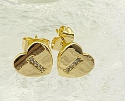 Arete Huggie Baño de Oro 18K