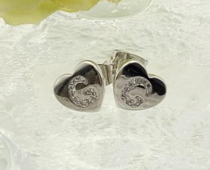 Arete Huggie Baño de Rodio