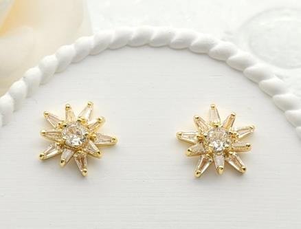 Arete Huggie Baño de Oro 18K