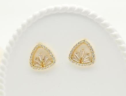 Arete Huggie Baño de Oro 18K