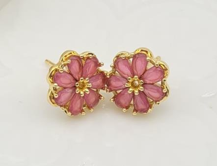 Arete Huggie Baño de Oro 18K