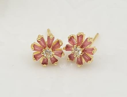 Arete Huggie Baño de Oro 18K