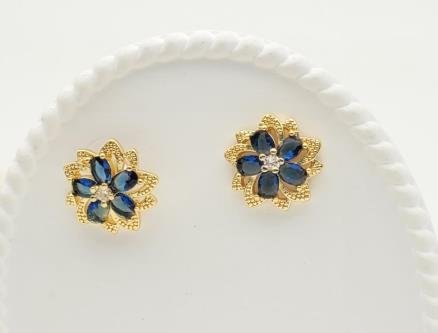 Arete Huggie Baño de Oro 18K