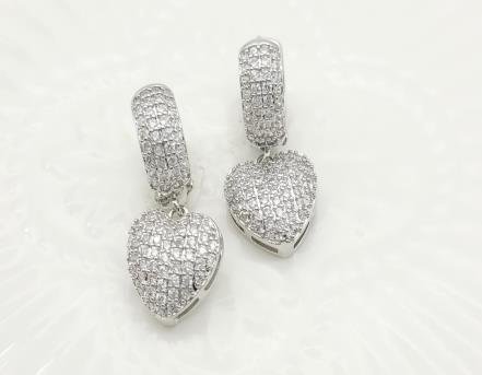 Arete Huggie Baño de Rodio