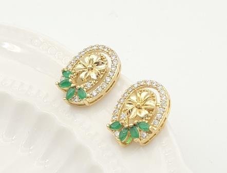 Arete Huggie Baño de Oro 18K