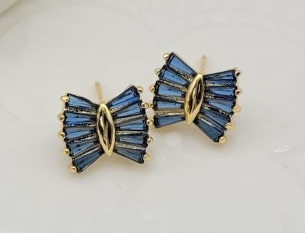Arete Huggie Baño de Oro 18K