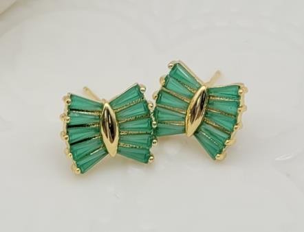 Arete Huggie Baño de Oro 18K