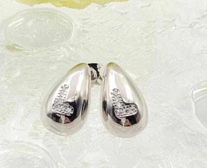 Arete Huggie Baño de Rodio
