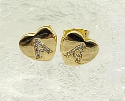Arete Huggie Baño de Oro 18K