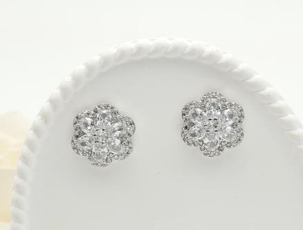 Arete Huggie Baño de Rodio