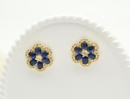 Arete Huggie Baño de Oro 18K